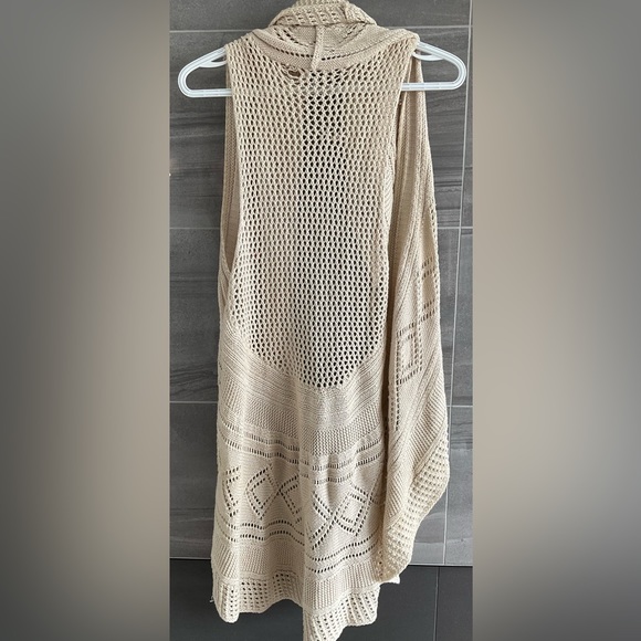 Woven cardigan vest - Picture 3 of 4